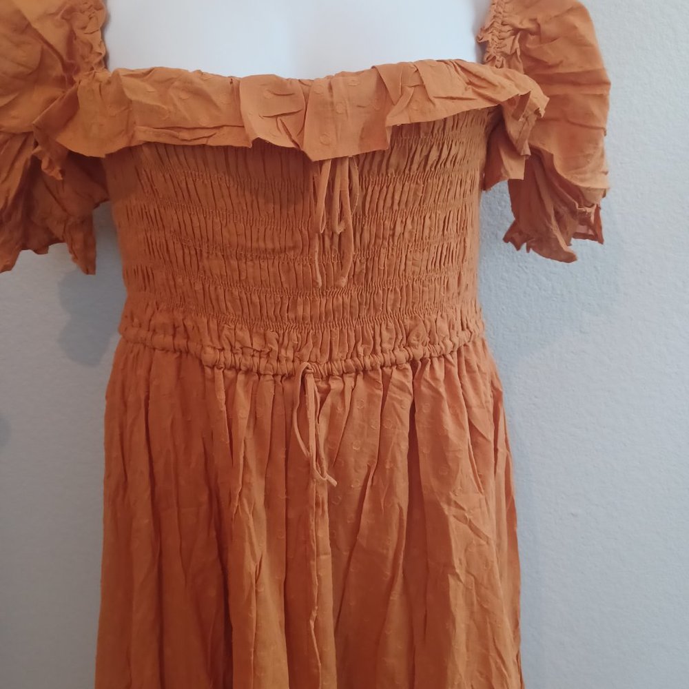 R. YIPOSHA PRETTY FALL COLOR DRESS - Picture 3 of 6